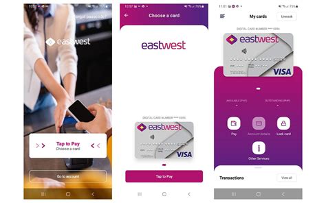EastWest launches EastWest Pay App, EastWest Visa Platinum .